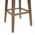 thumbnail image 6 of 40 Inch Bar Stools Set of 2, 360 Degree Counter Height Chairs with Footrest and Wood Legs, Modern Swivel Bar Stools with Ergonomic Backrest for Kitchen, Pub, 6 of 10