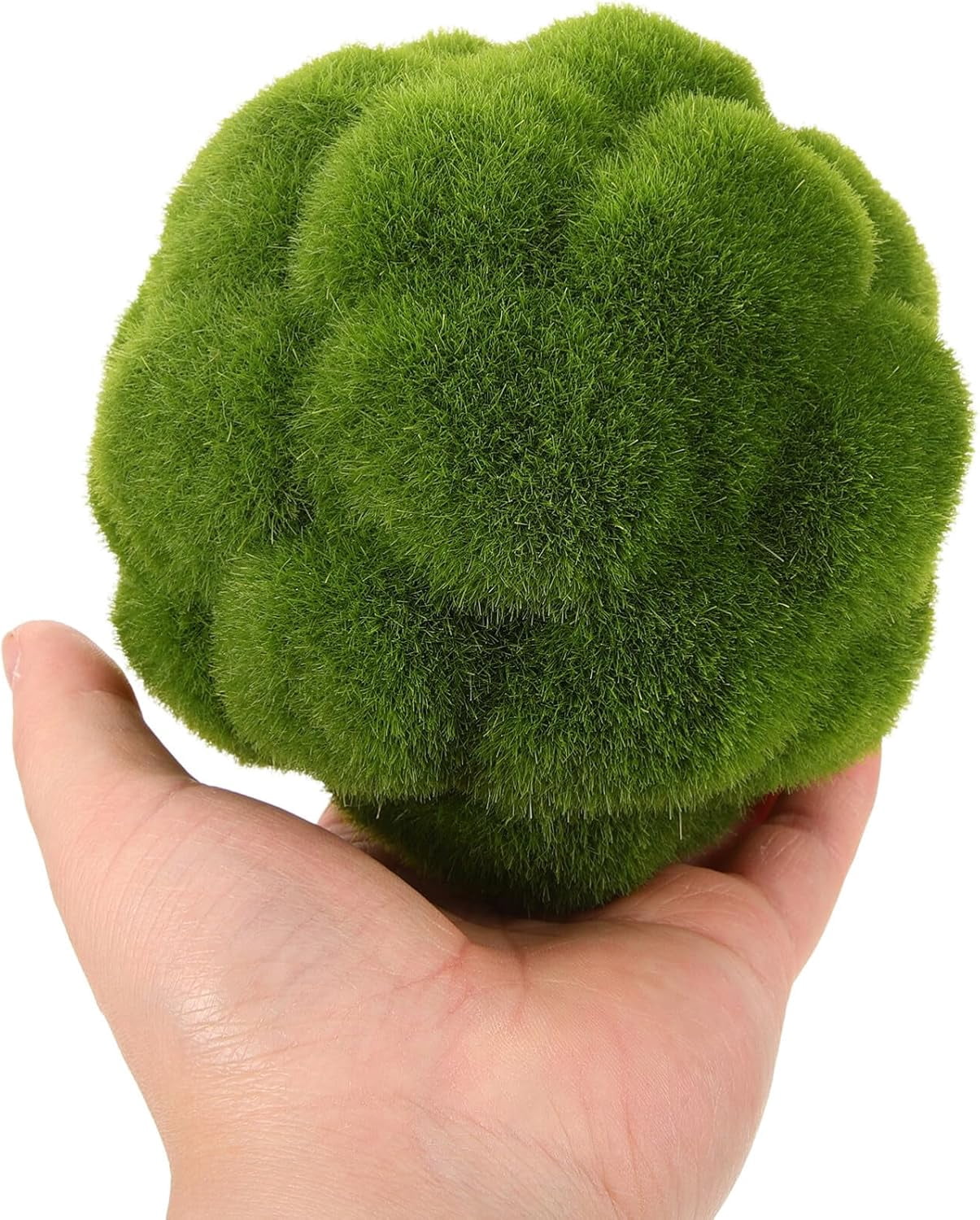 CATPAN 2pcs Green Moss Balls Decorative Balls Artificial Moss Balls for Table Decor Home Craft
