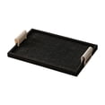 thumbnail image 2 of Bandeja de almacenamiento de joyas jinwen 30cmx20cmx2cm negro, 2 of 8