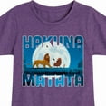 thumbnail image 3 of The Lion King - Hakuna Matata - Toddler & Youth Girls Short Sleeve Graphic T-Shirt, 3 of 5