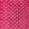 thumbnail image 1 of Ahgly Company Indoor Square Abstract Hot Deep Pink Abstract Area Rugs, 7' Square, 1 of 6