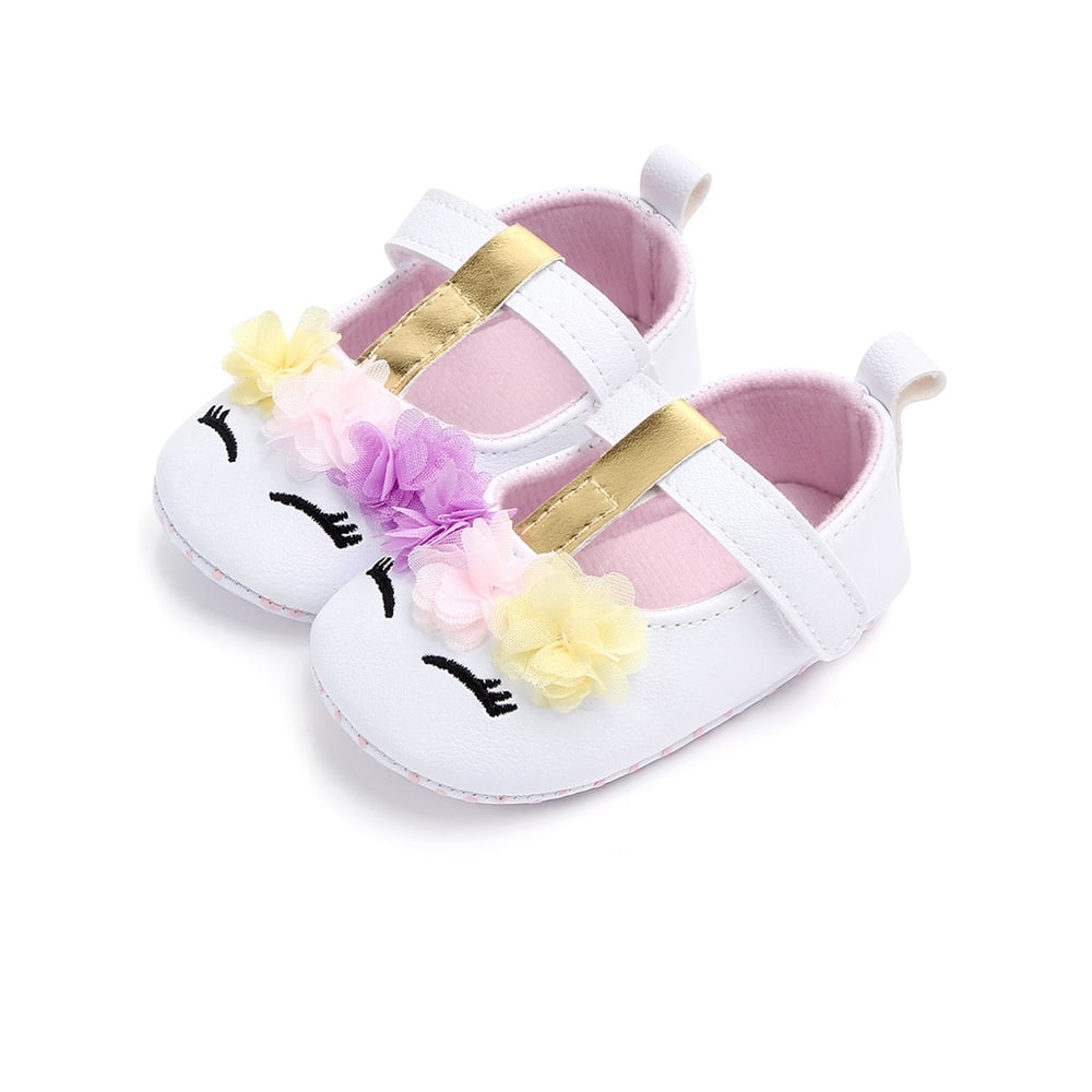 wsevypo WSEVYPO Baby Girls Walking Shoes Infant Soft Sole Sneakers