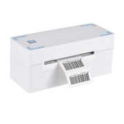Dcenta Thermal Shipping Label Printer 4 Inch Desktop Express Barcode Label Sticker Maker 4x6 Portable USB&BT Wireless Connection Max. 80mm Paper Width 180mm/s High Speed Support Windows System ESC