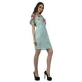 thumbnail image 4 of Moomaya Robes Décontractées pour Femmes Courtes Imprimées Robe Fluide à Col en V pour Femmes Grande Taille, 4 of 6