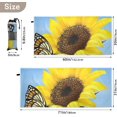 thumbnail image 4 of Stylish Gold Sunflower Beach Towel 31" x 71", Quick Dry Bath Towel Super Absorbent Lightweight Travel Towel for Beach Yoga Swim Sport Camping Holiday, 4 of 7