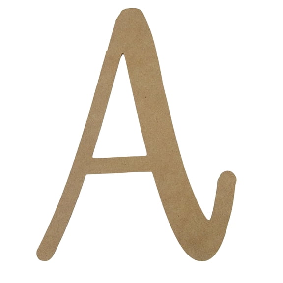 Wooden Letter Unfinished, Colleen Font, Craft Cutout