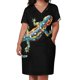 thumbnail image 3 of Lizard-vestido holgado con bolsillos para mujer traje de estilo coreano falda de verano, 3 of 7