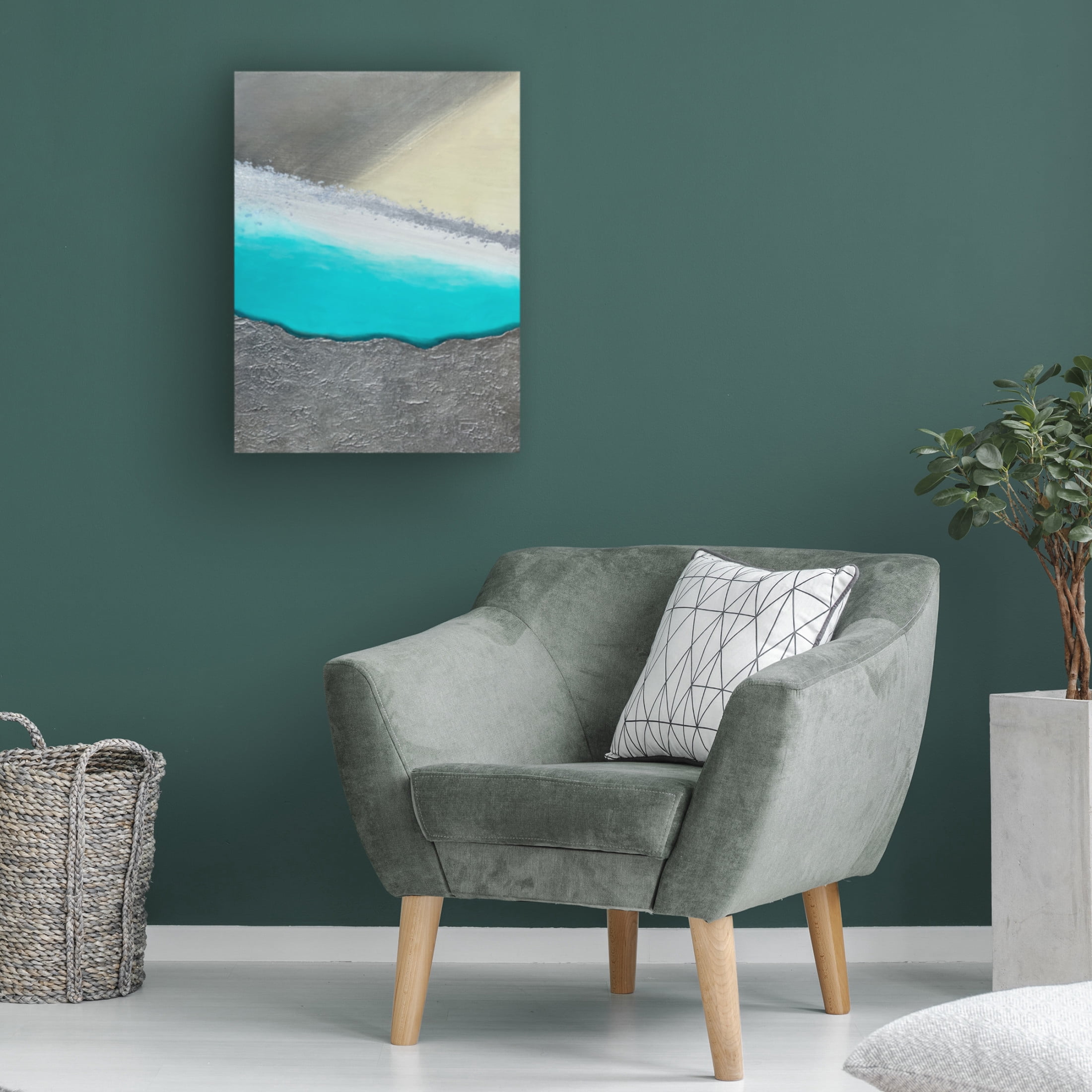 Trademark Fine Art Alyson Storms  Desert Oasis 2 Canvas Wall Art