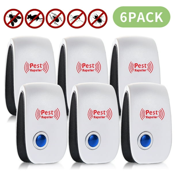 Ultrasonic Pest Repeller 6 Pack,Upgraded Electronic Pest Repellent Plug