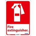 thumbnail image 2 of Global Industrial Fire Extinguisher Sign, 14x10, Rigid Plastic, 2 of 3