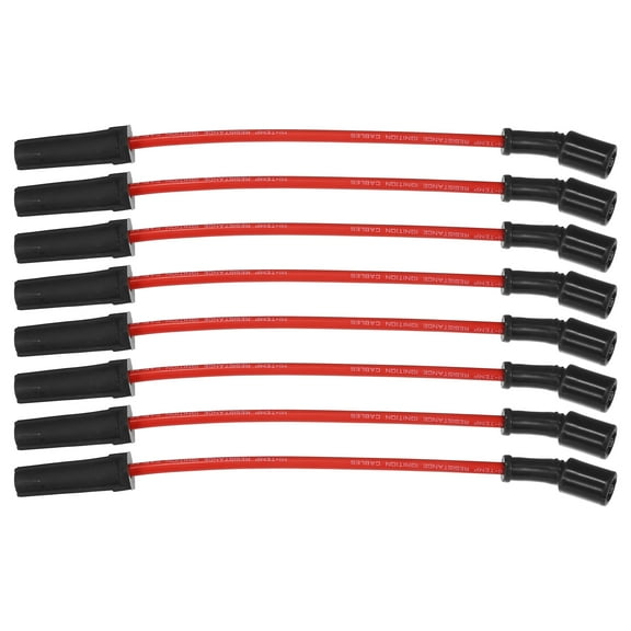 Unique Bargains Spark Plug Coil Wires Ignition Coil Cable 8mm Fit?for Chevrolet Corvette 98-02 No.19351568 - Pack of 8