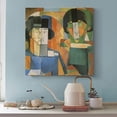 thumbnail image 3 of Diego Rivera《Two Gentlemen from Japan》Wall Art Prints Poster Canvas Poster Wall Art Picture Prints Hanging Photo Gift Decor Home Posters Artworks 24x24inch(60x60cm), 3 of 5