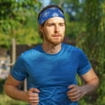 thumbnail image 5 of Compass Headbands for Women Men, Workout Elastic Sweat Band for Yoga Running Cycling Gym Exercise Non Slip Head Bands for Women's Hair, 5 of 5