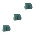 thumbnail image 3 of relayinert Wall Mounted Phone Charging Holder Remote Control Organizer Plastic Multifunctional Earphone Office Storage Box Green 3Set, 3 of 6