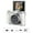 White, variant on Digital Camera HD, Digital CCD Camera with High-Definition Display Screen for Flip Screen Shooting, 180 Flip 8X Zoom LCD Screen Compact Vlogging Photography Cameras for Teens Students
