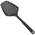 thumbnail image 2 of olkpmnmk 1Pc Silicone Spatula, High Heat Resistant Silicone Spatula, Non Stick Kitchen Utensil, Nylon Silicone Spatula for Frying Boiling Pasta Dumplings, Non-Stick Pans, Black, 2 of 9