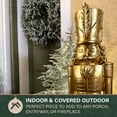 thumbnail image 6 of Fraser Hill Farm Resin Nutcracker Soldier Figurine 4-ft, Gold, FFRS048-1SOL-GLD, 6 of 19