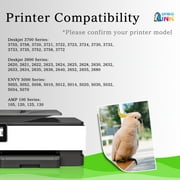 65XL Ink Cartridge Compatible for HP 65 Ink Cartridge for HP Ink 65 for Envy 5055 DeskJet 3772 3755 Printer Ink (2 Pack)