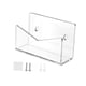 thumbnail image 4 of Organizador de correo acrílico de pared con ganchos, archivador y sobres de escritorio. transparente, 4 of 9