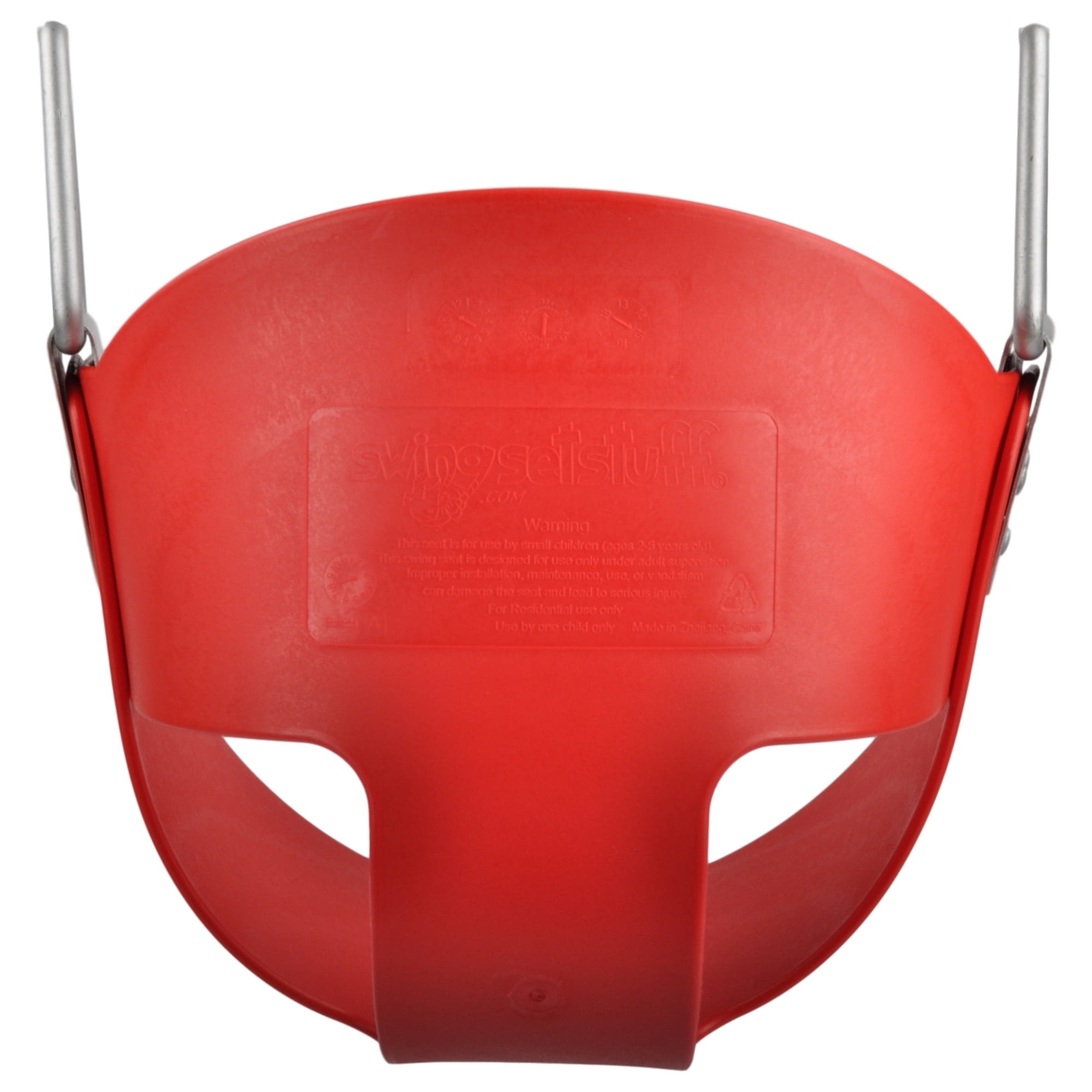 Swing Set Stuff Half Bucket Swing Seat (Red) with SSS Logo Sticker