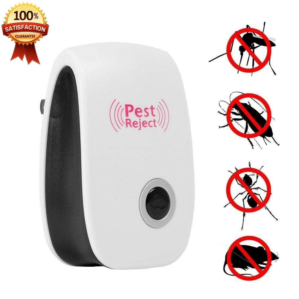 Ultrasonic Pest Repeller Bug Mice Rat Spider Insect Repellent Electric Reject US 