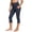 Leggings-44Navy, variant on Xdegoge Capri Leggings for Girls with Pockets Buttery Soft High Waisted Pull on Yoga Leggings Skinny Fit Workout Leggings Gym Running Lounge Travel Wear