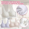 thumbnail image 2 of OUSITAID Cotton Girls' Bralette Comfortable Teens Underwear Vest-style Sport Bra No Underwire Padded for 8-15 Years old, 2 of 5