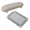 thumbnail image 2 of Reposabrazos para uñas, soporte de mano para uñas, escritorio, almohada suave para manos, manicura, soporte de mano para salón de tecnología de uñas, caqui, 2 of 8