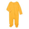 thumbnail image 3 of Wonder Nation Baby Gender Neutral Zip Front Footed Sleep N Play Pajamas, 2-Pack, Sizes Preemie-6/9 Months, 3 of 3