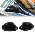 thumbnail image 2 of Ikon Motorsports Mirror Cover Compatible With 2006-2008 BMW E90 3-Series Pre-Facelift 4-Door Sedan, Side Rear View Add-On Caps Carbon Fiber Factory Style Driver Passenger Overlay Guard 2PC, 2 of 7