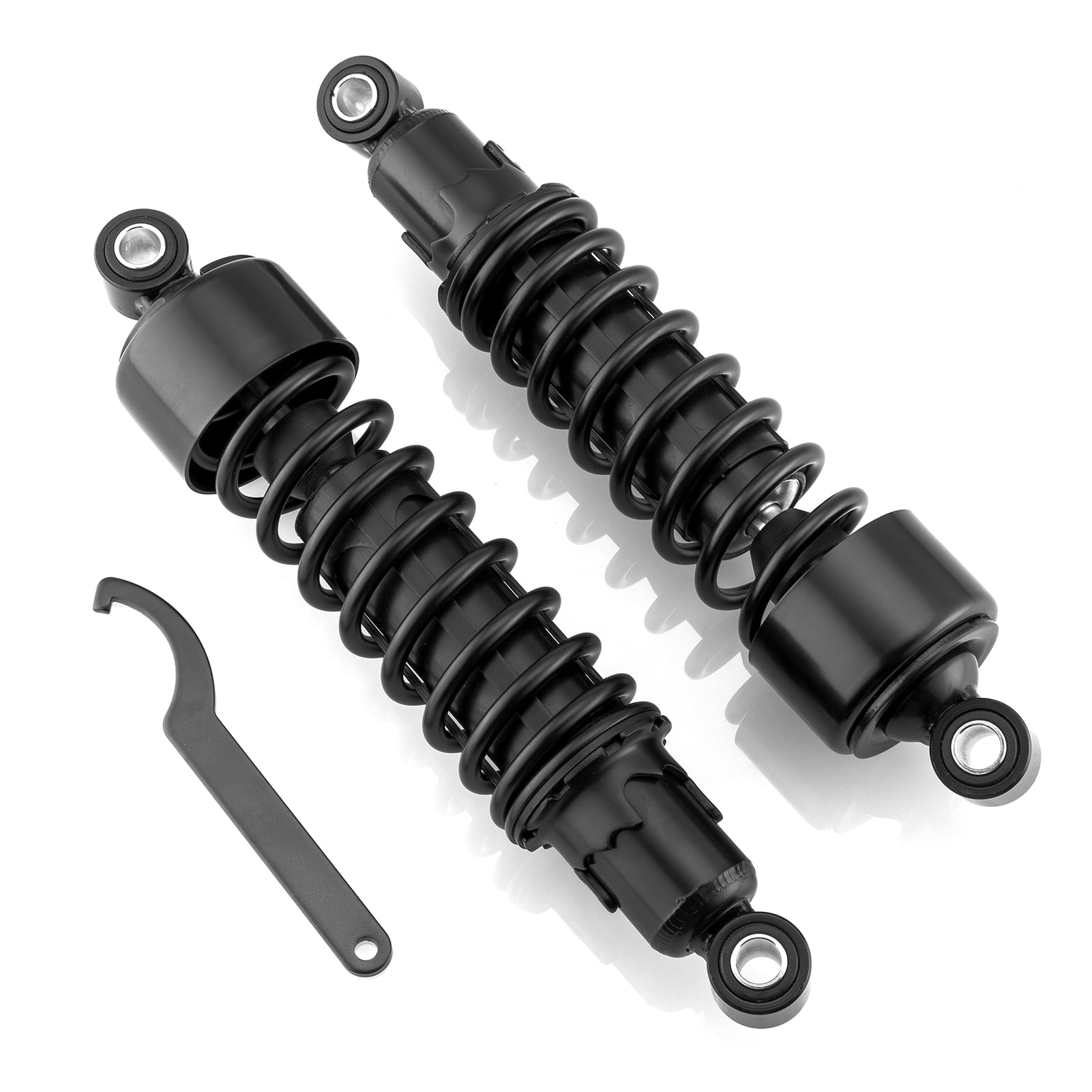 WEISEN 11.75" Black Preload Adjustable Motorcycle Rear Shocks