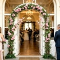 thumbnail image 5 of Clearance! Zguuel Artificial Pink Bougainvillea Flowers, 90cm Silk Bougainvillea Branches, UV Resistant Pink Flowers for Indoor Outdoor Home Garden Wedding Party Decor, 5 of 5