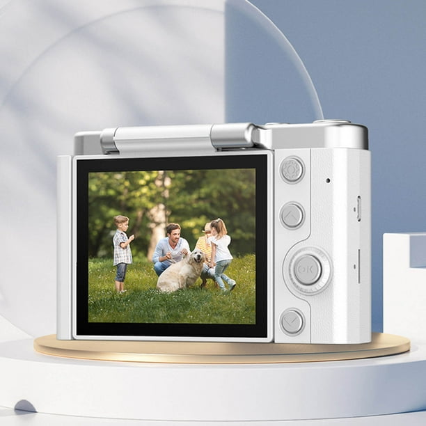 Cámara digital para estudiantes, pantalla abatible de 2,8 pulgadas, enfoque automático, 1080P, alta definición, selfie, belleza, cámaras digitales