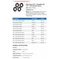 thumbnail image 2 of Wheel Spacer Kit 4 - Compatible with 1991 - 1996 Chevrolet Caprice - Autopart Premium, 2 of 2