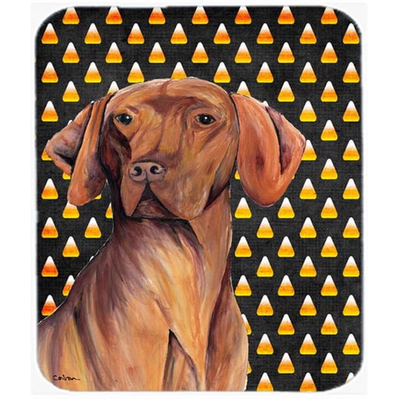 Vizsla Candy Corn Halloween Portrait Mouse Pad, Hot Pad Or Trivet