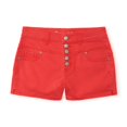 thumbnail image 1 of Aeropostale Womens High-Rise Shorty Casual Denim Shorts, Naranja, 000 Tamaño, 1 of 2