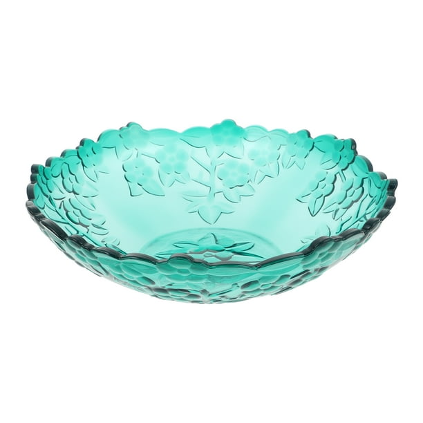 Hemoton Food Clear Tray Basket Plates Display Fruit Dish Serving Large