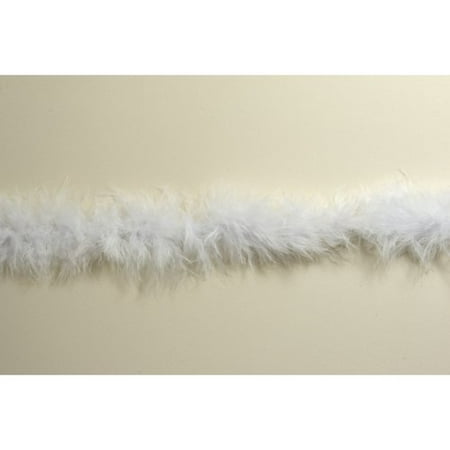 Simplicity 1.5"x6' Feather Boa-White