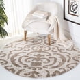 thumbnail image 1 of Safavieh Florida Deangelo Damask Plush Shag Area Rug, 1 of 6