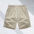 thumbnail image 2 of Women's Lightweight Sports Running Shorts Summer Casual Athletic Shorts with Pockets by Yigetop Khaki L, 2 of 7