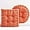 Orange, variant on Large Square and Round Floor Cushions for Adults 2 Pack Meditation Floor Pillow Sky Blue Corduroy Floor Seat Pillows Cushion for Living Room Balcony Tatami Yoga,18x18 Inch