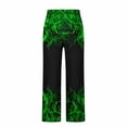 thumbnail image 5 of successthop Pajama Pant Men Printed Plus Size Wide Leg Pants with Pockets Elastic Trousers Drawstring Loungewear, 5 of 5