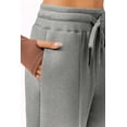 thumbnail image 5 of Pinspark Women Wide Leg Sweatpants Elastic High Waisted Drawstring Casual Pants Straight Leg Long Pant with Pockets, 5 of 6