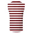 thumbnail image 4 of Tank Tops Men Casual Loose Striped Sleeveless V Neck T Shirts Summer Outings Comfortable Lightweight Vest Red L, 4 of 4