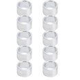 thumbnail image 1 of 10Pcs Aluminum Alloy Spacer Round Unthreaded Standoff Support Fittings Outer Diameter 10mm6mm, 1 of 5