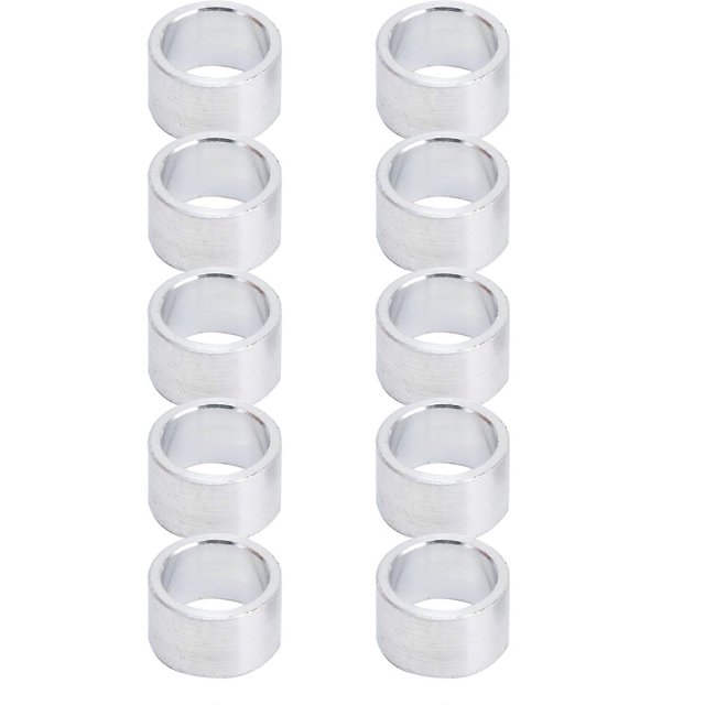 10Pcs Aluminum Alloy Spacer Round Unthreaded Standoff Support Fittings Outer Diameter 10mm6mm
