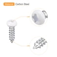 thumbnail image 4 of ST3x10mm White Screws Self Tapping Screws, 100 Pack Pan Head Phillips Wood Screws for Woodworking, 4 of 5