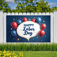 thumbnail image 6 of Patriotic Theme Labor Day Celebration Banner Decorative Design Balloons Stars Backdrop for Holiday Party Indoor Decoration Outdoor Celebration, 6 of 7
