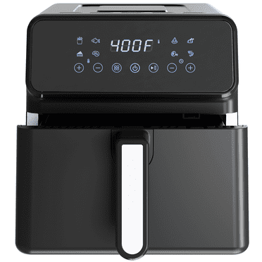 Dailygol Air Fryer 6 Quart Capacity Air Fryer 12-in-1 Air Fry, Roast, Reheat, Dehydrate, Bake, Steam with 400F, Black