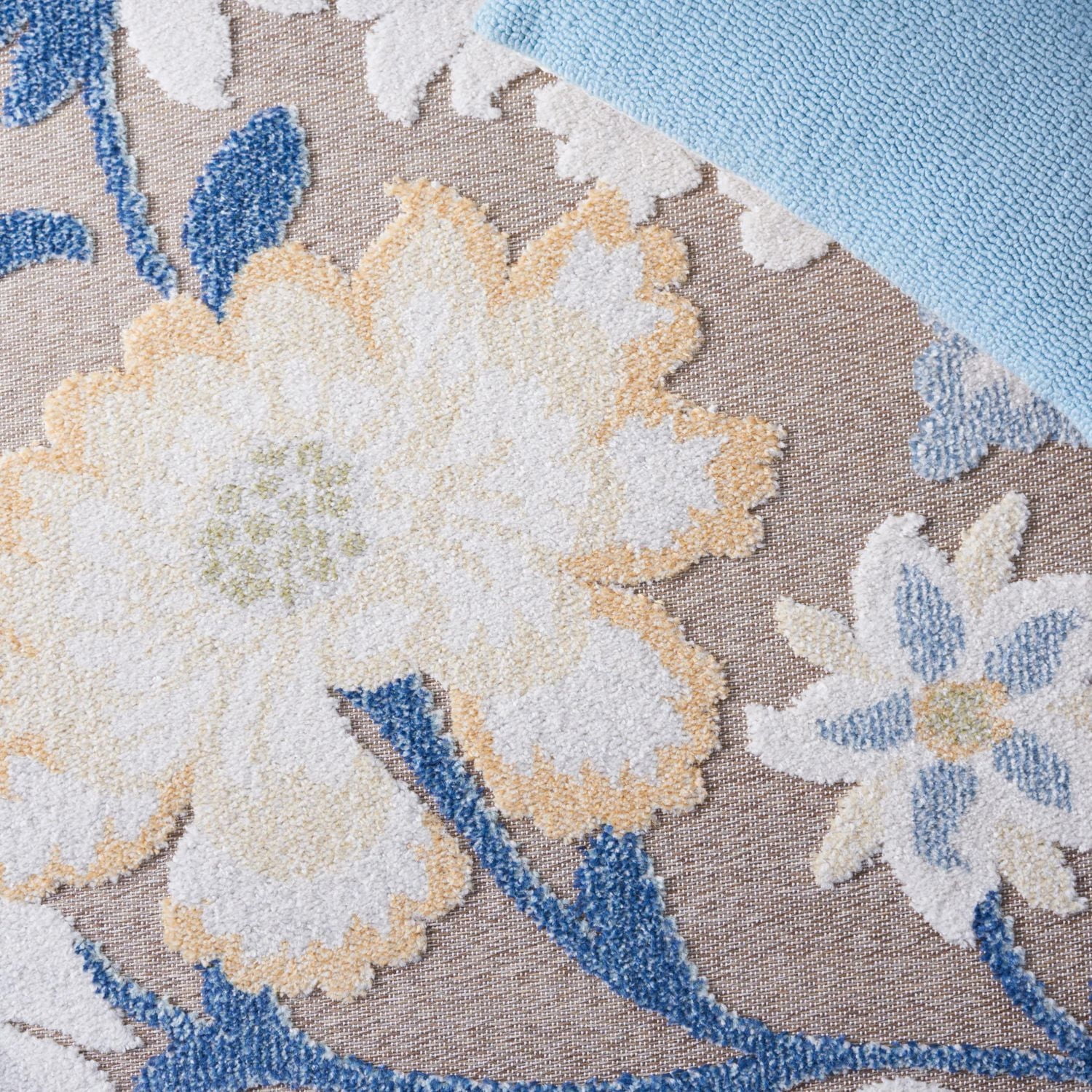 SAFAVIEH Sarasota Averill Tapis Floral Intérieur/Extérieur